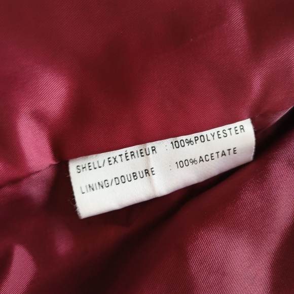 Anne Klein vintage purple parka coat size XS - Picture 5 of 12